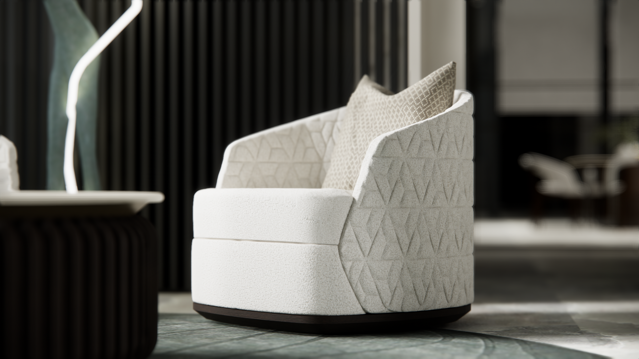 Pacific Palisades Swivel Lounge Chair