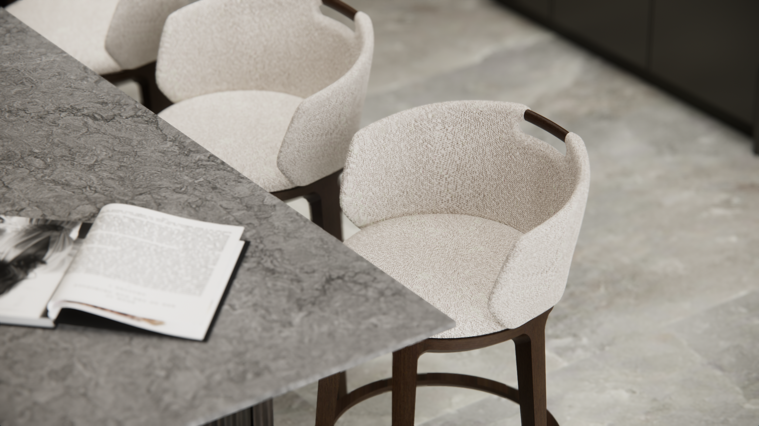 Pasadena Counter Arm Stool