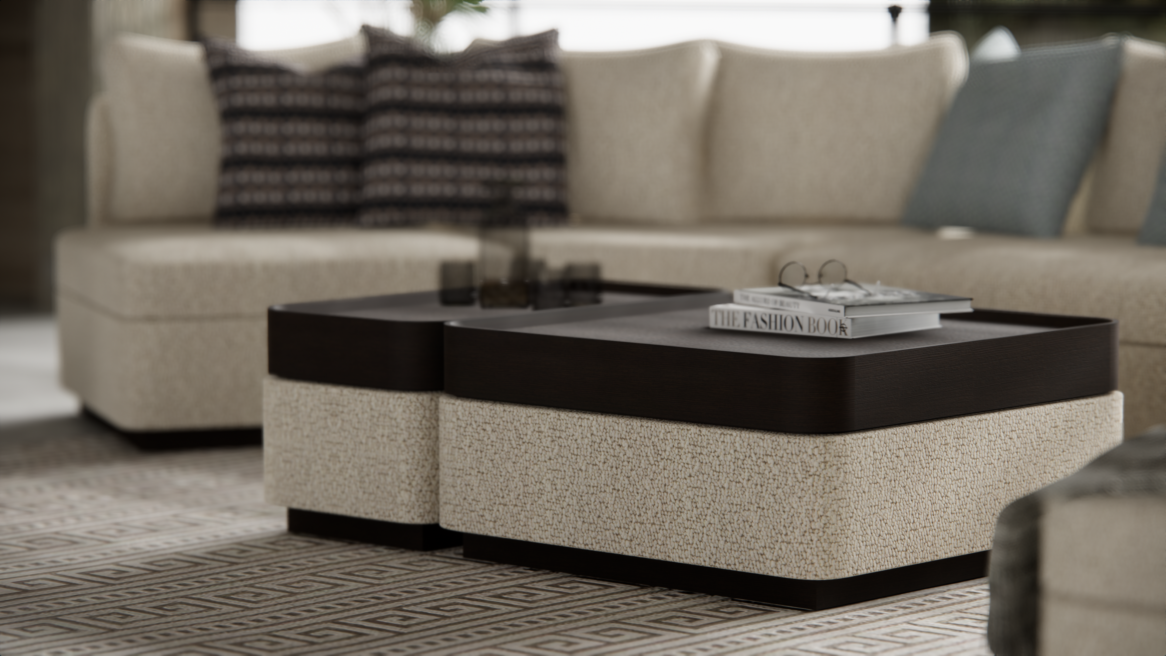 Beverly Hills Square Coffee Table (33"x33")