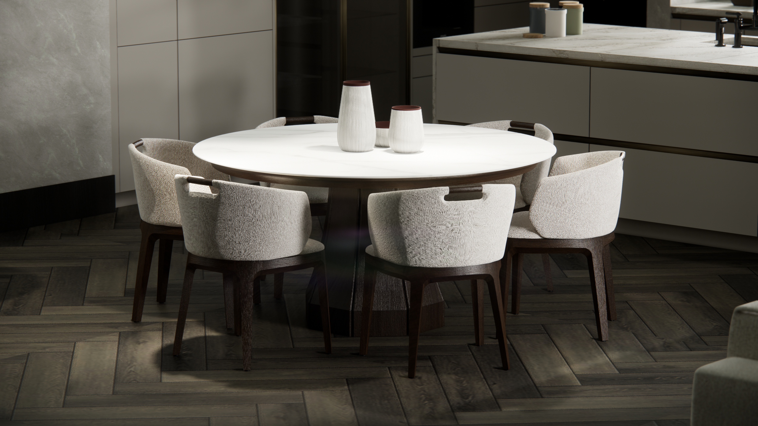 Manhattan Round Dining Table