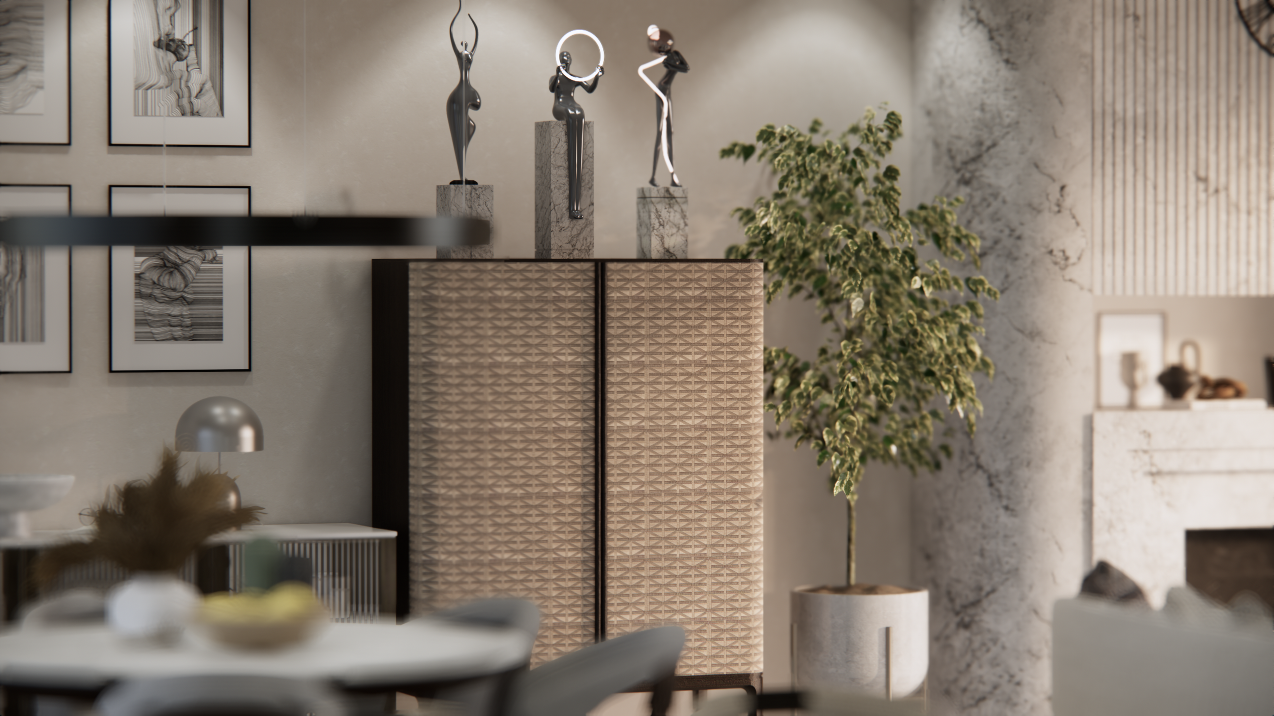 Saratoga Bar Cabinet